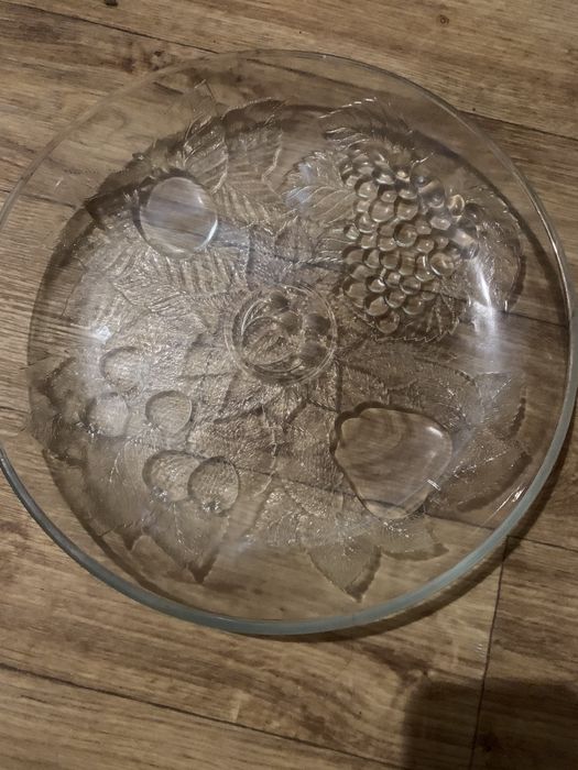 Блюдо стекло и тарелки