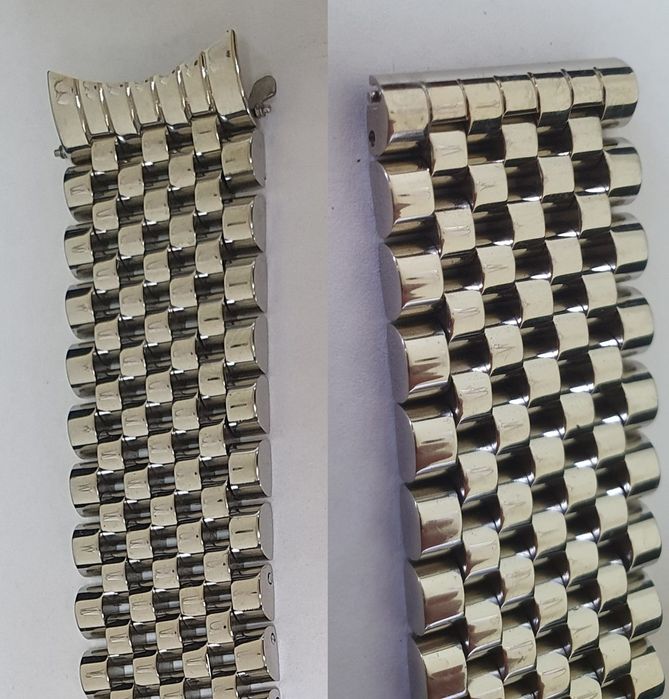 Браслет для годинника 22 мм з застібкою метелик