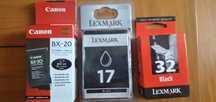 Tinteiros Originais Lacrados/Novos Lexmark Canon