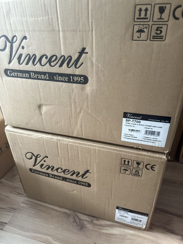 Vincent SP-T 700 Monobloki /Jak Nowe (RRP 18 640zł)