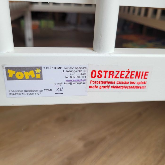 Łóżeczko Tomi XV