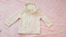 Bluza  jesienna z kapturem wipsenna baby Gap serduszka uszka