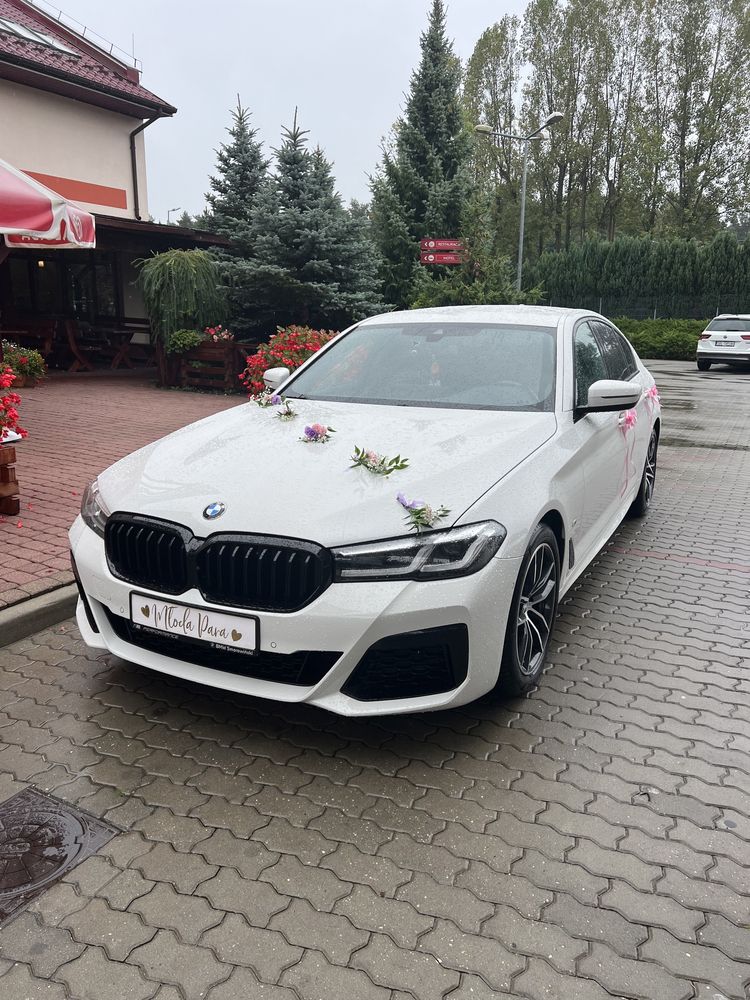 Auto limuzyna BMW 5 Sport do ślubu, Komunia, Eventy -Polecam