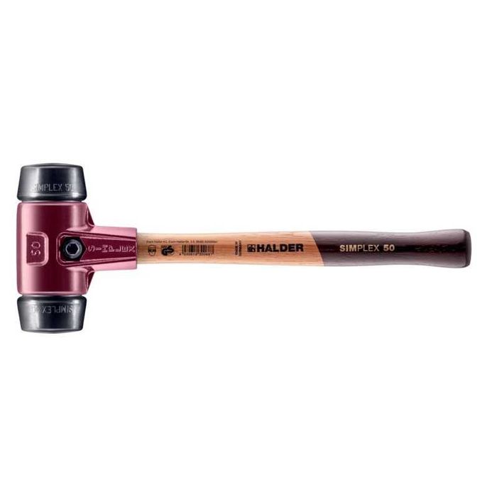 Młotki brukarskie HALDER SIMPLEX 50 60 80 oraz obuchy, trzonki
