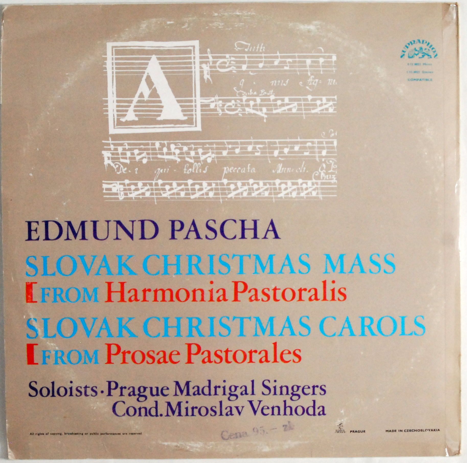 Edmund Pascha - Messe En Fa Majeur / Noels Slovaques
