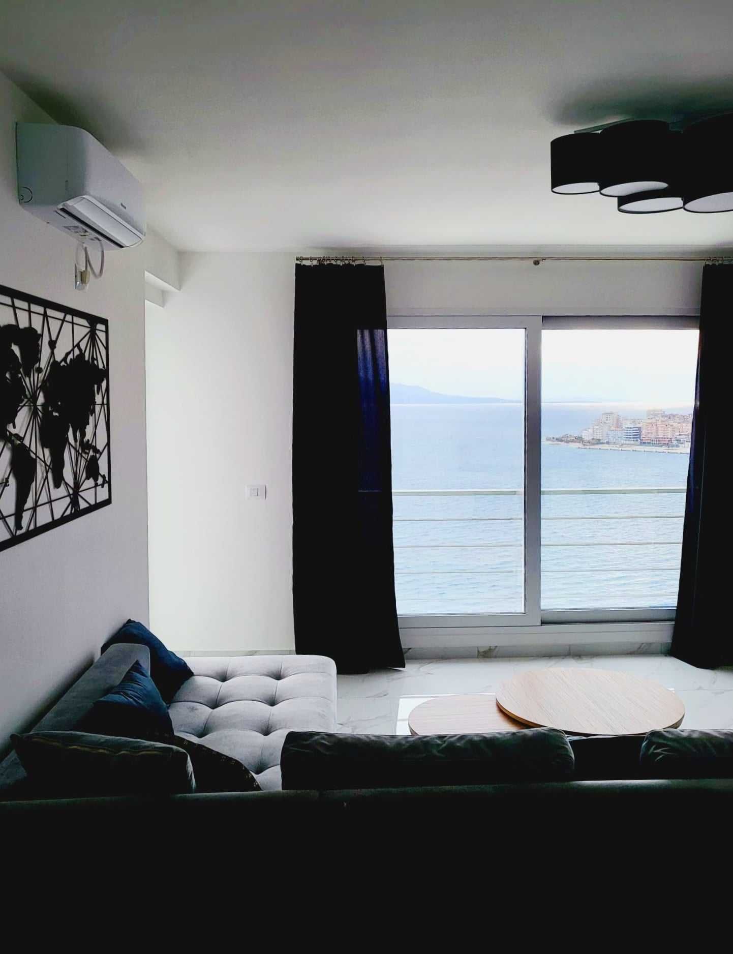 Apartament 4-osobowy Stella, Saranda (Albania), widok na morze i Korfu