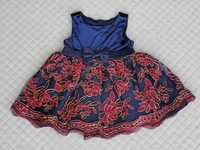 Cudowna markowa sukienka dla małej damy Cinderella 80/86 18m Święta