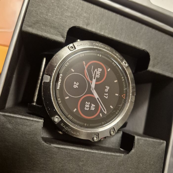 Garmin Fenix 5X sapphire +mapa TOPO PL