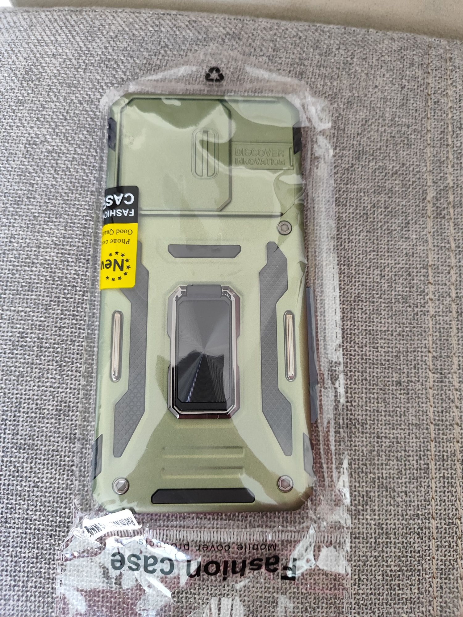 Удароміцний чохол Camshield Army Ring Xiaomi Redmi Note 13 Оливковий