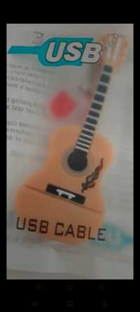 Nowy pendrive 4 Gb w kształcie gitary dla dziewczyny chłopaka z metką