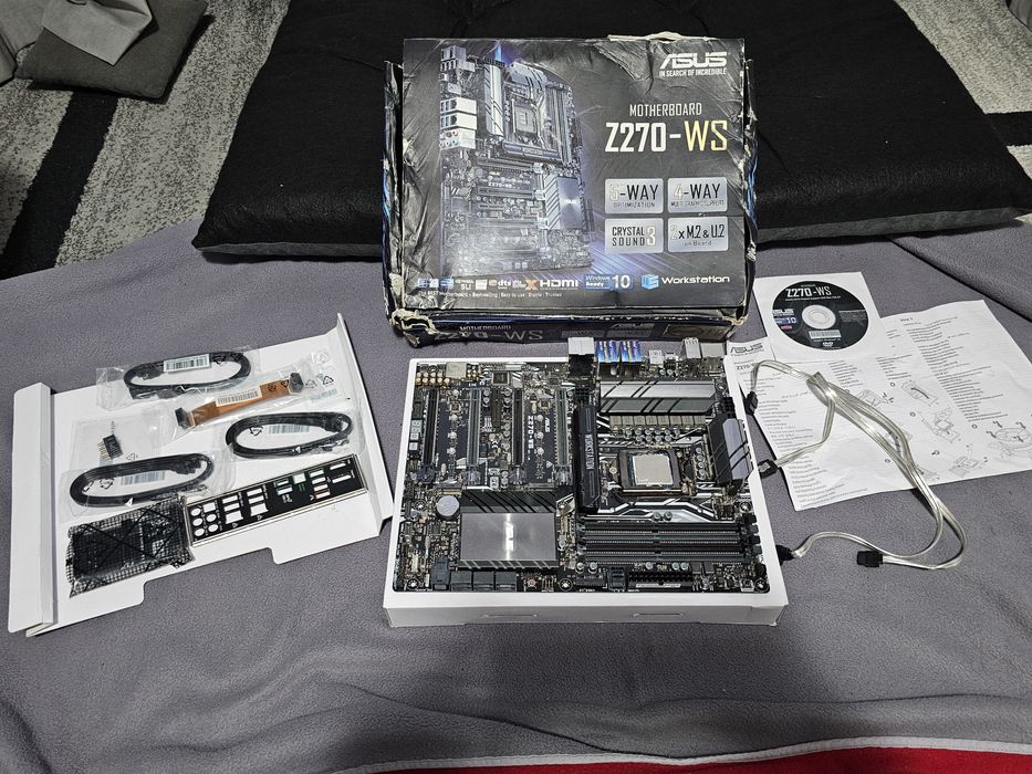 Płyta Główna Asus Z270-WS z Procesorem Intel Core i7 6700k