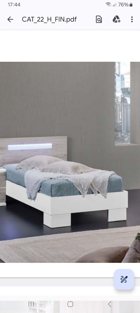 Cama de solteiro como nova