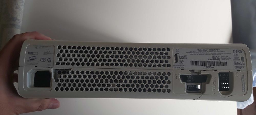 Consola Xbox 360 Phat Branca SOMENTE Carcaça Shell Housing Chassis