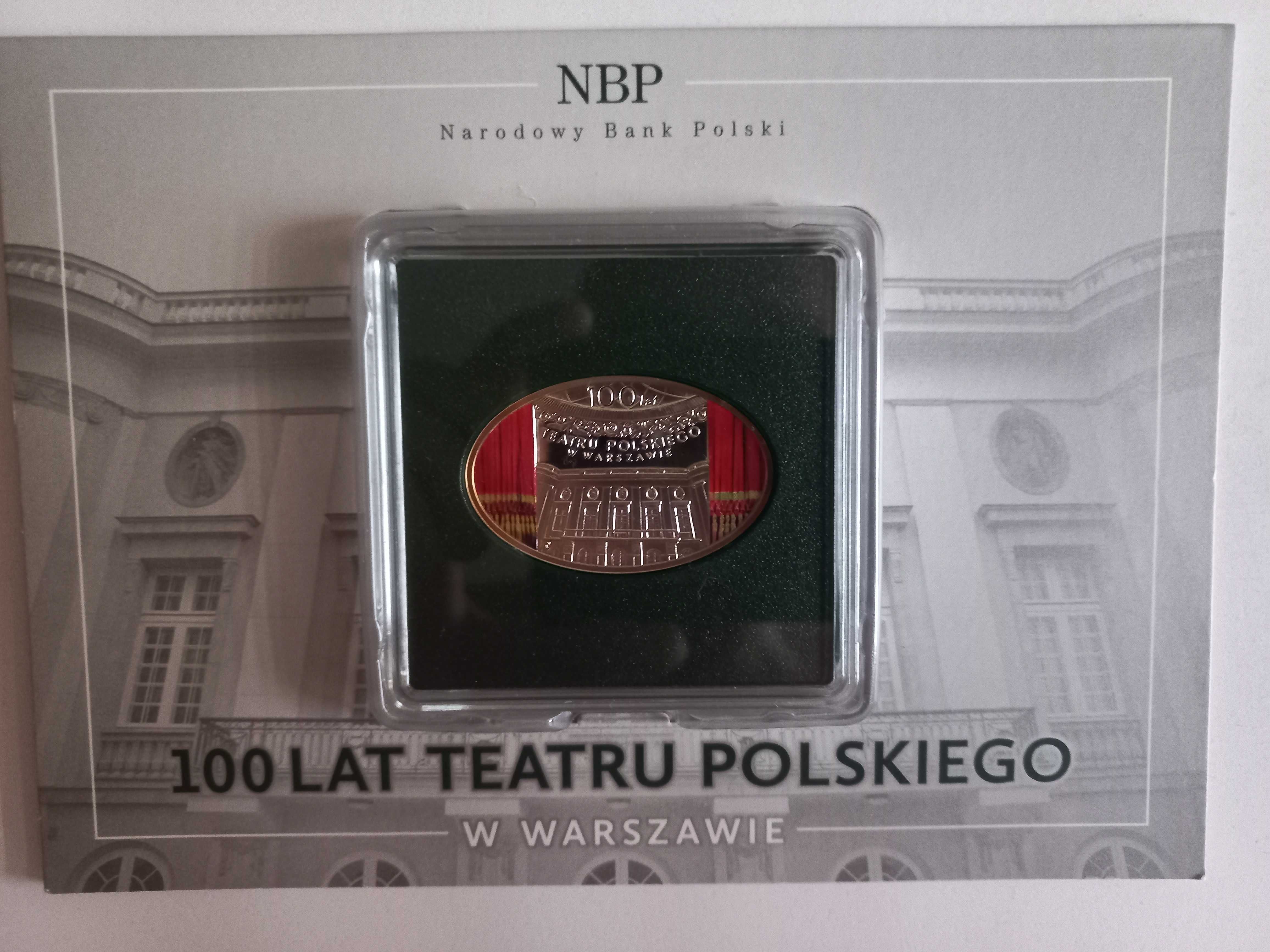 10 zł 100 Lat Teatru Polskiego 2013r.