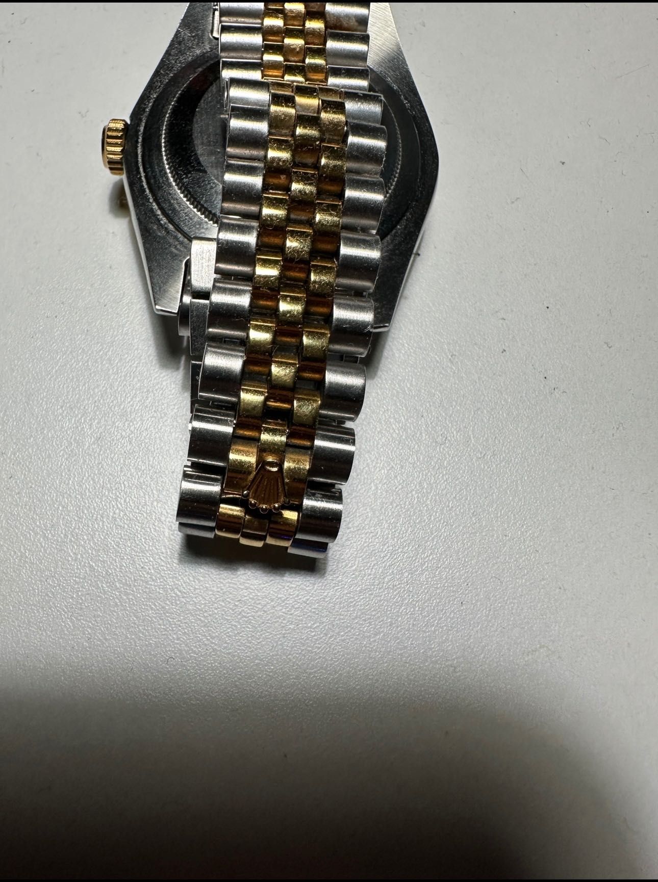 Rolex datejust gold and black
