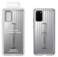 etui Samsung Protective Standing Cover silver / srebrne do Galaxy S20+