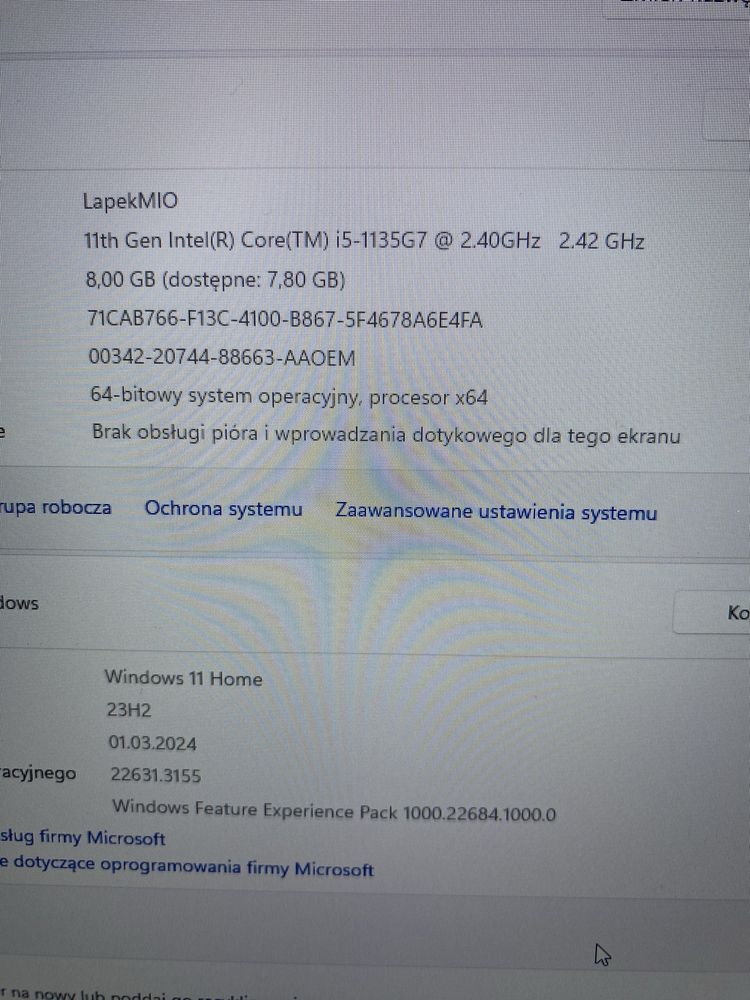 Laptop Lenovo Ideapad 3-17ITL6. Zamiana. Stan bardzo dobry. Okazja !!!