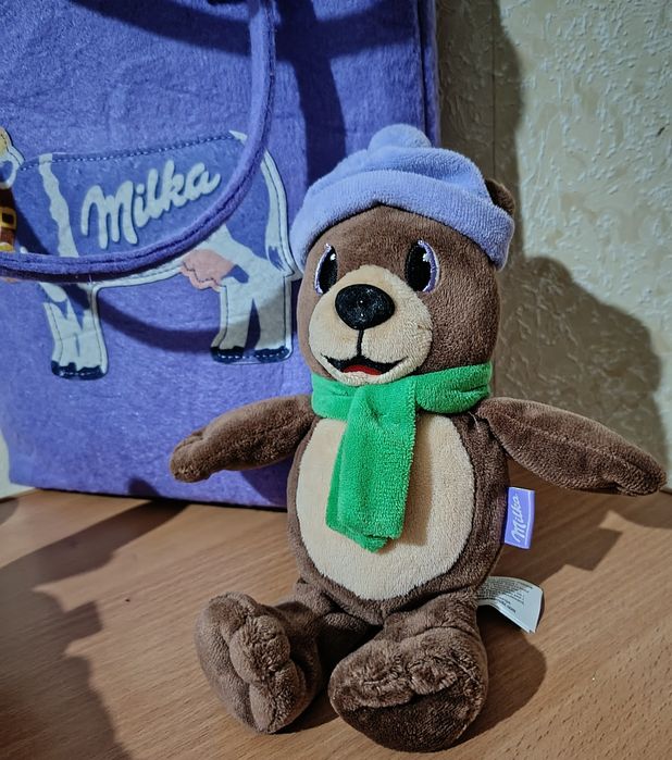 Новогодняя мягкая игрушка набор Milka