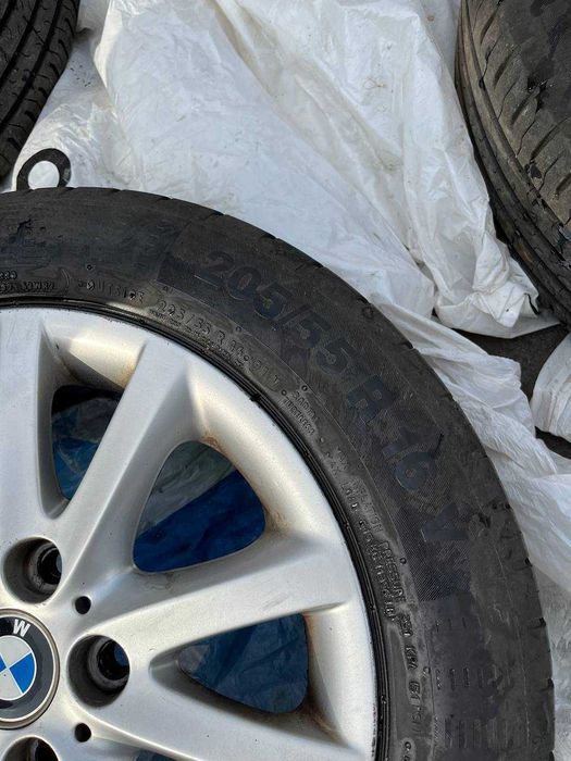 Felgi BMW Styling 136 16" 5x120 + opony Continental – E36 E46 E87 OE