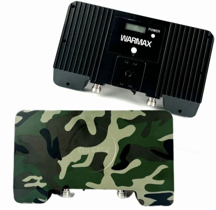 Антенна WARMAX Booster 2.4G/5.2G/5.8G + Репитер WARMAX для усиления.