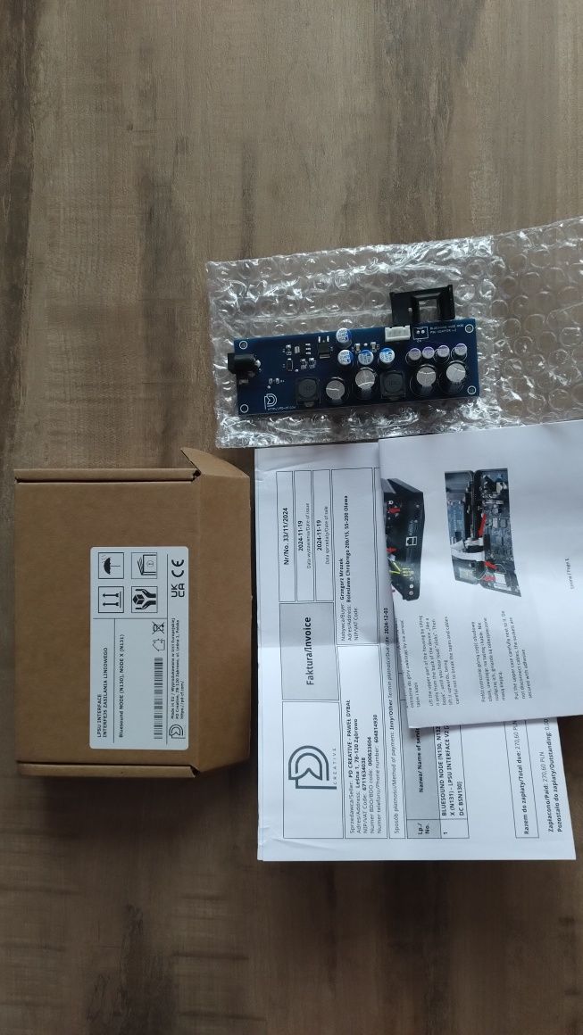 Ulepszony interfejs zasilania V2 bluesound node