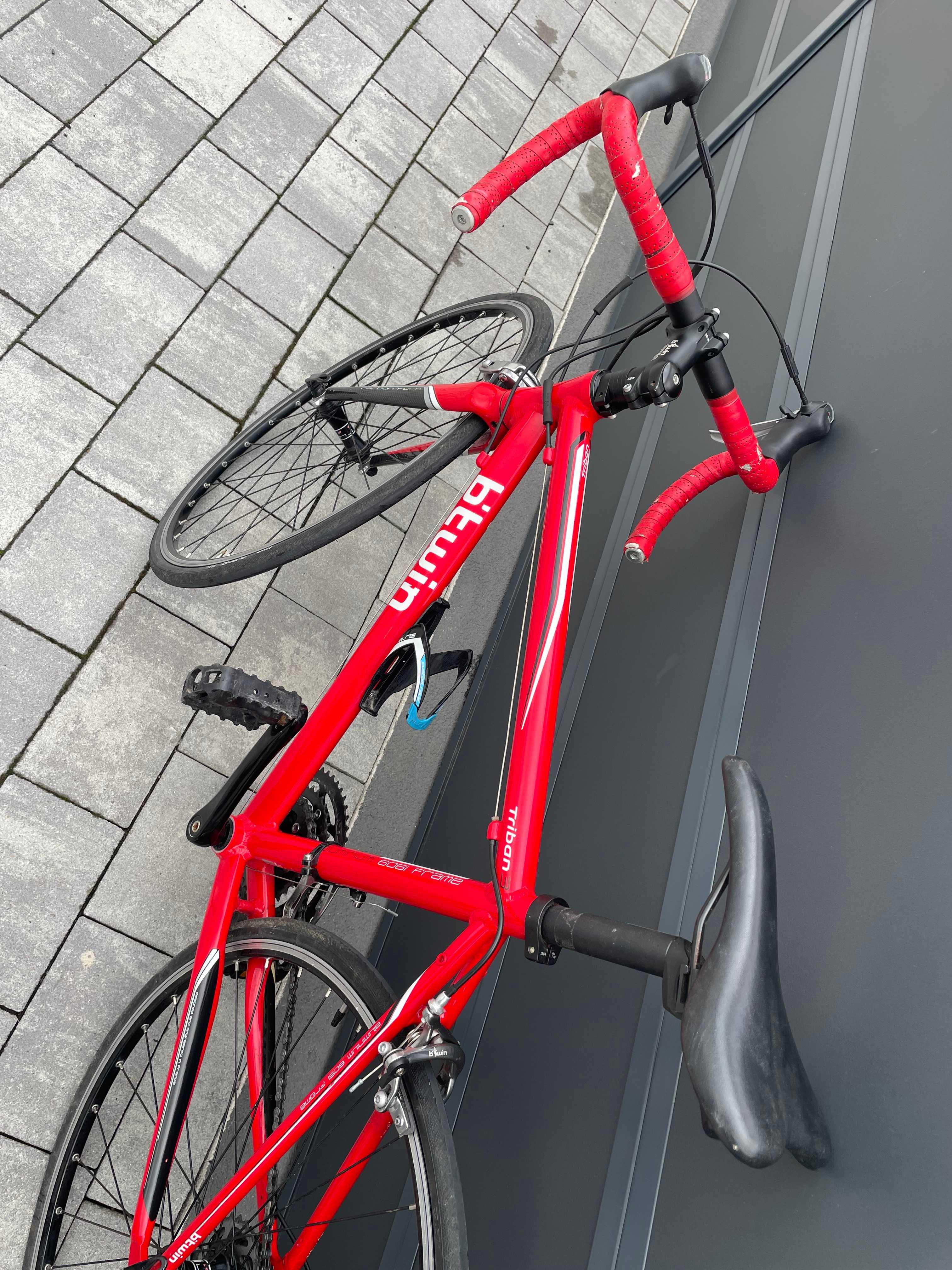 Piękny rower szosowy Carbon Btwin  Shimano wzrost  145-165cm jak nowy
