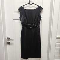 Sukienka klasyczna elegancka S czarna Orsay