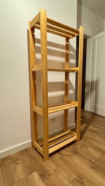 Regał Albert drewniany Ikea 64x28x159