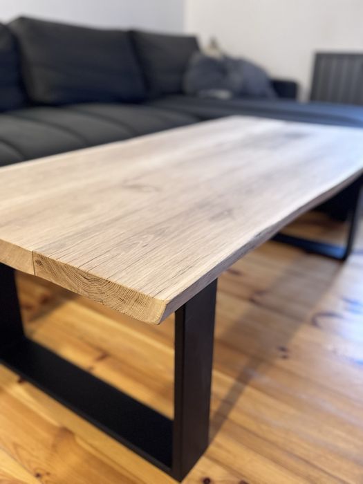 Ława dębowa z litego drewna