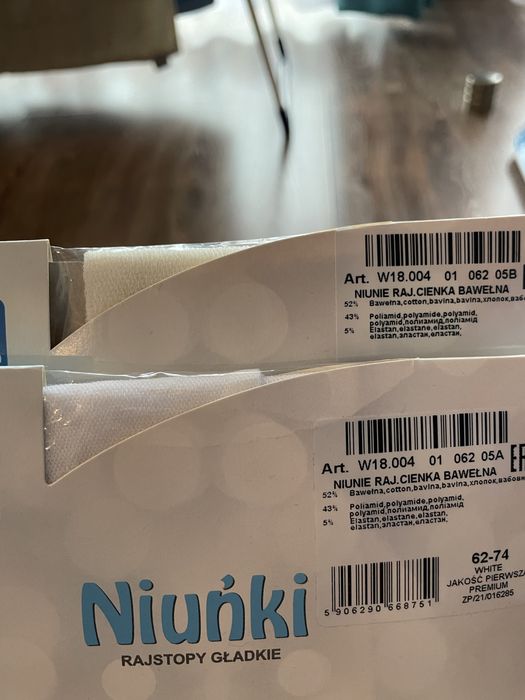 Rajstopki dla niemowalka