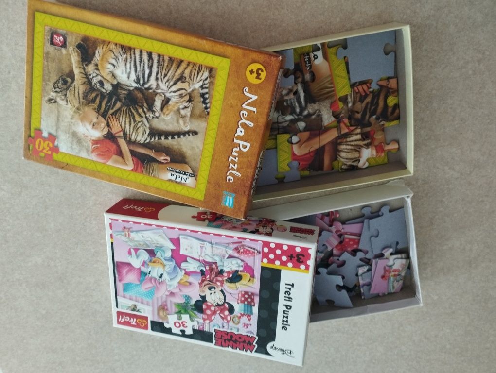 Puzzle x 2 dla dziewczynki