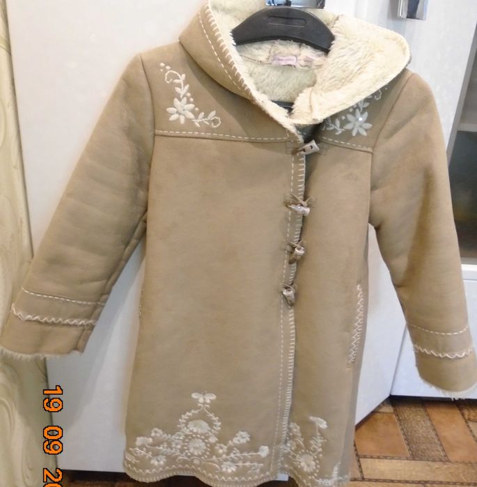 дубленка на девочку