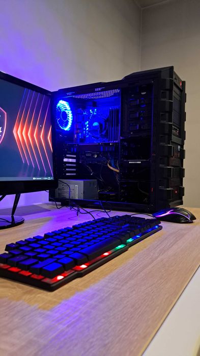 Zestaw Do Gier i5 4x3.7Ghz/Mocna Grafika/Ram-16GB/SSD+500GB/Monitor 22