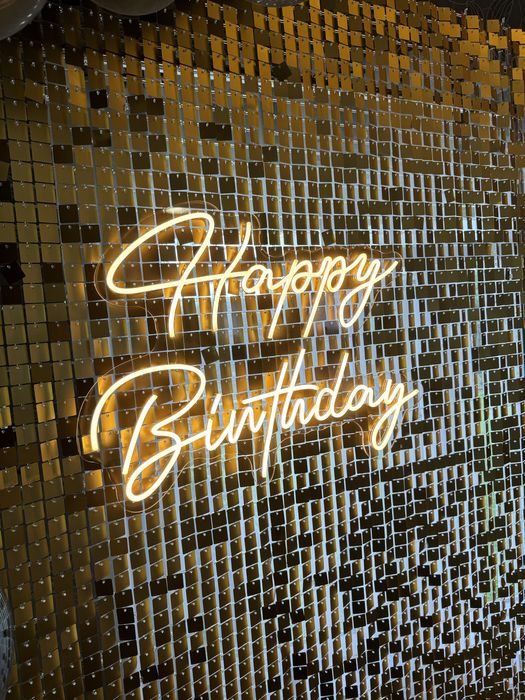 Napis Happy Birthday  LED urodziny 18/ 30 sto lat Tuchola Chojnice