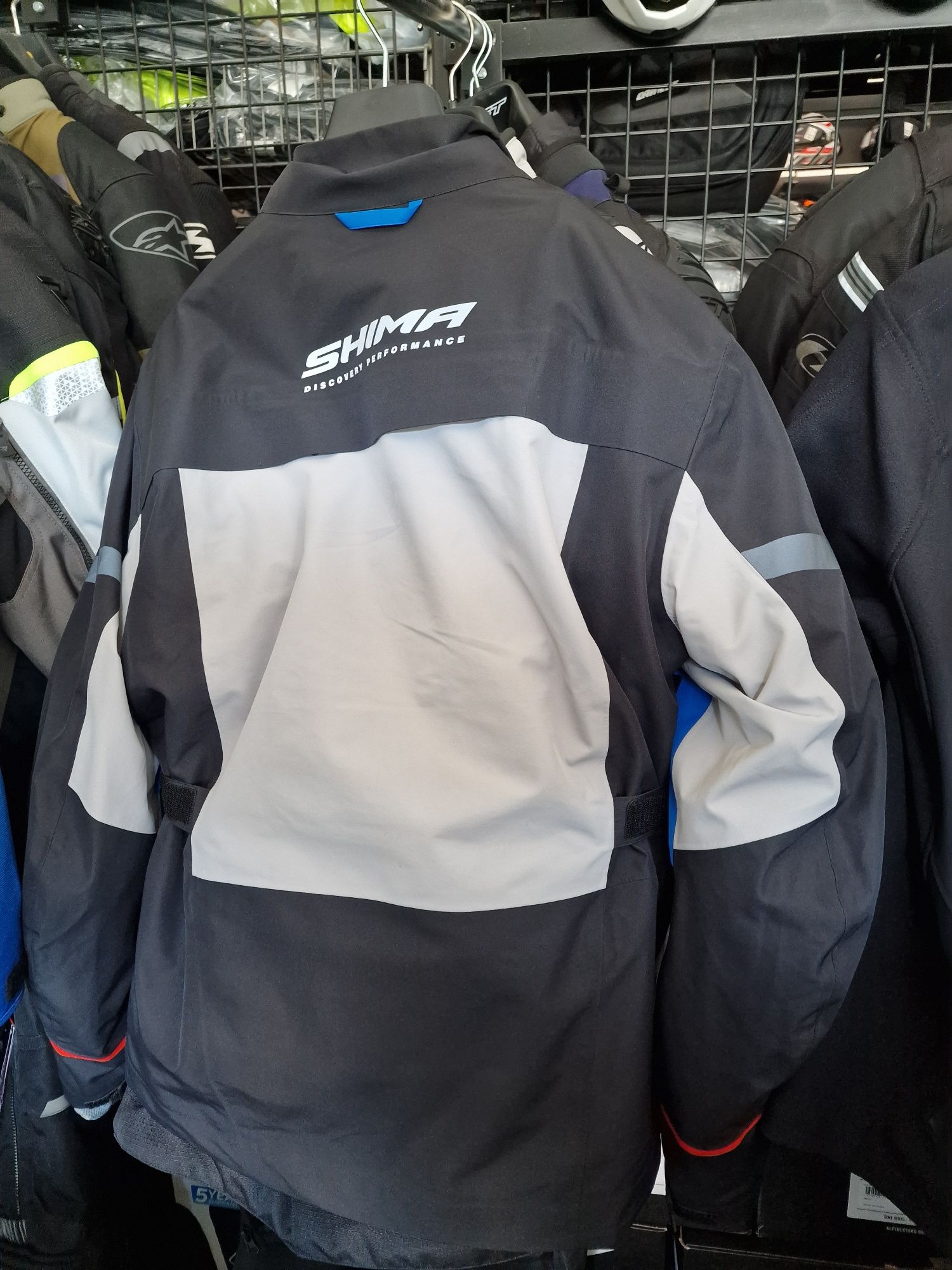 MotoSzafa Kurtka SHIMA ALPHA MEN BLUE    L,XL,XXXL   !gratisy/raty 0%!