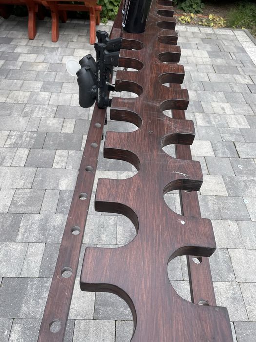 Paintball - mobilny skladany stojak na markery