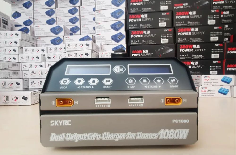 Двоканальний зарядний пристрій SkyRC PC1080 2x540W 20A