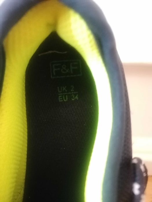 Ténis F&F nr 34,azuis escuros