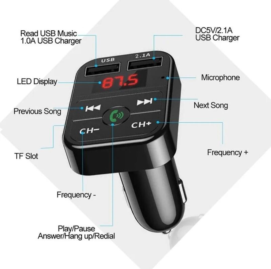 FM модулятор Bluetooth