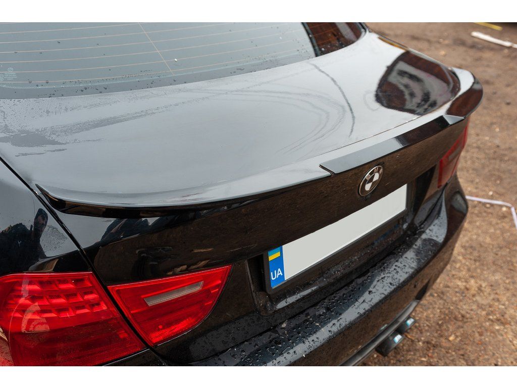 BMW E90 Спойлер DPT М4 (ABS, чорний глянець)