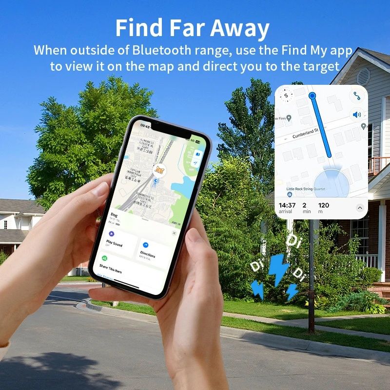 Трекер Remax AirTag GPS брелок навигатор локатор поиска детей животных