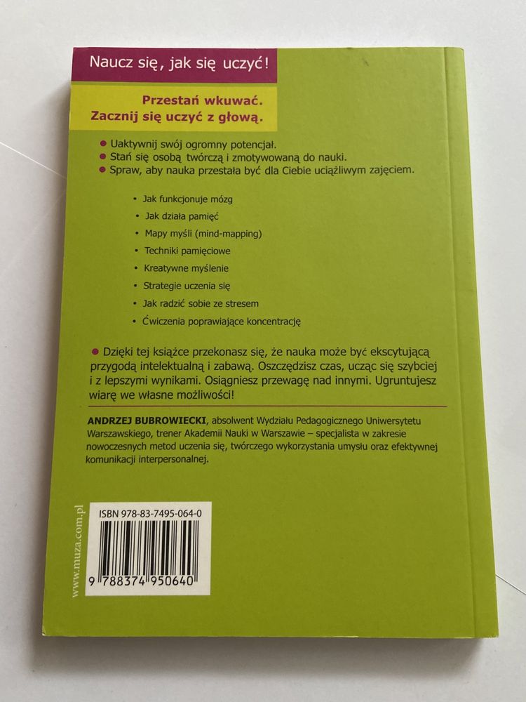 Książka Andrzej Bubrowiecki Popraw swoją pamięć