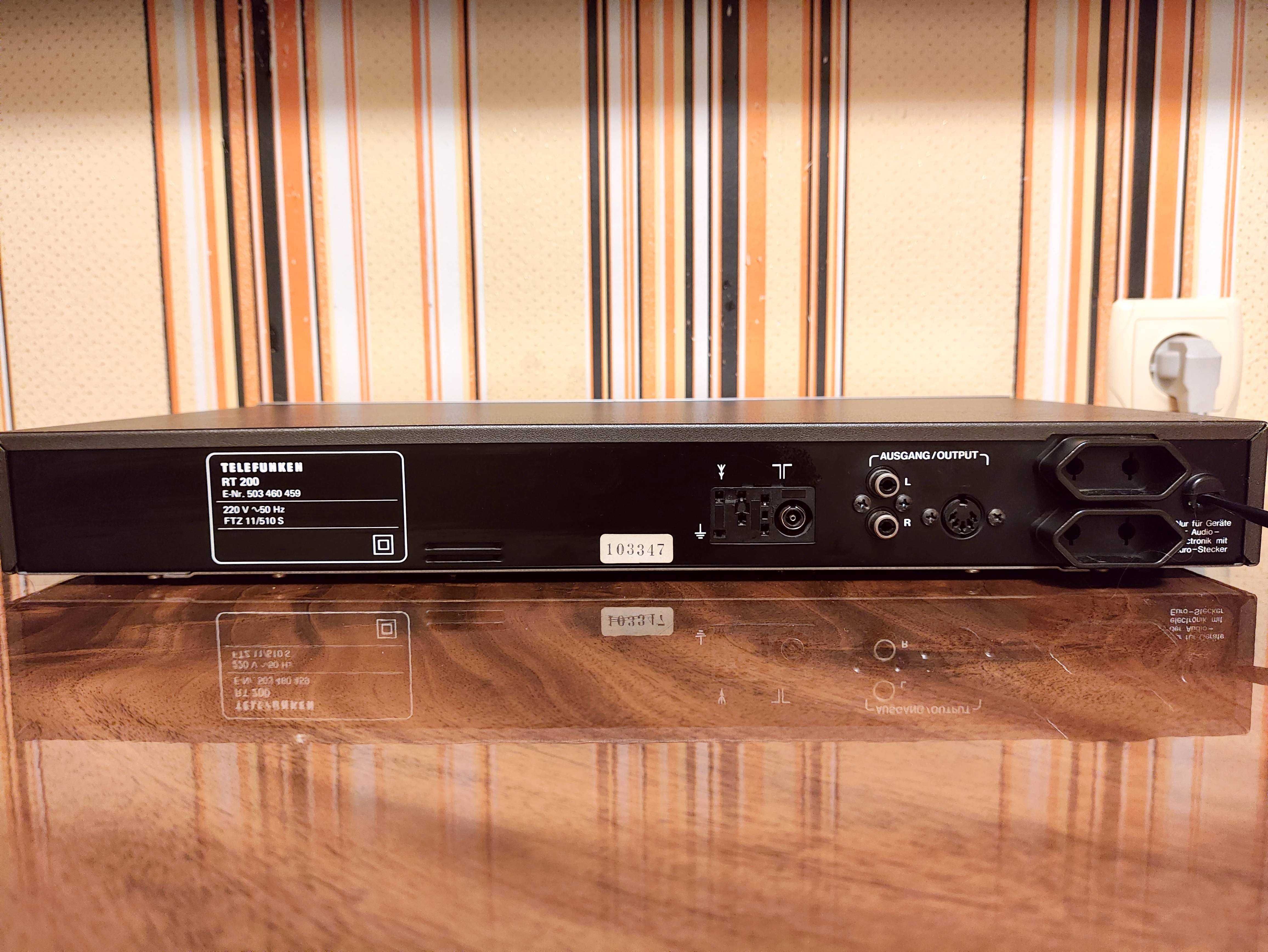 Telefunken RT200 Stereo, AM/FM тюнер, винтаж