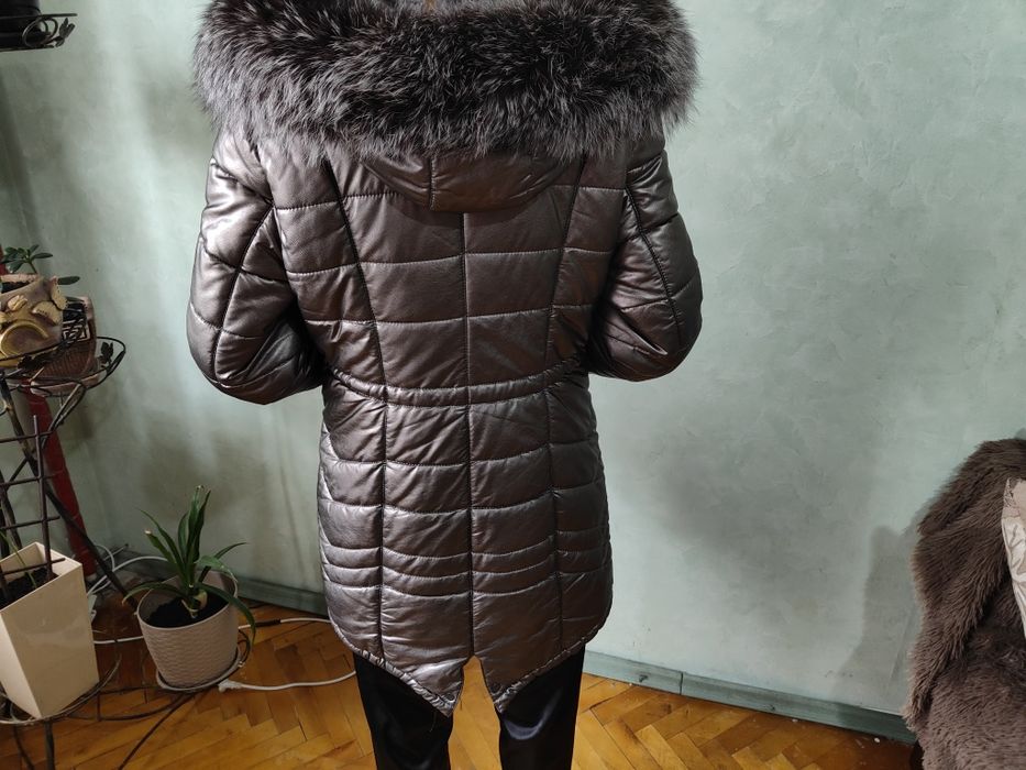 Зимова куртка,парка з еко покриттям