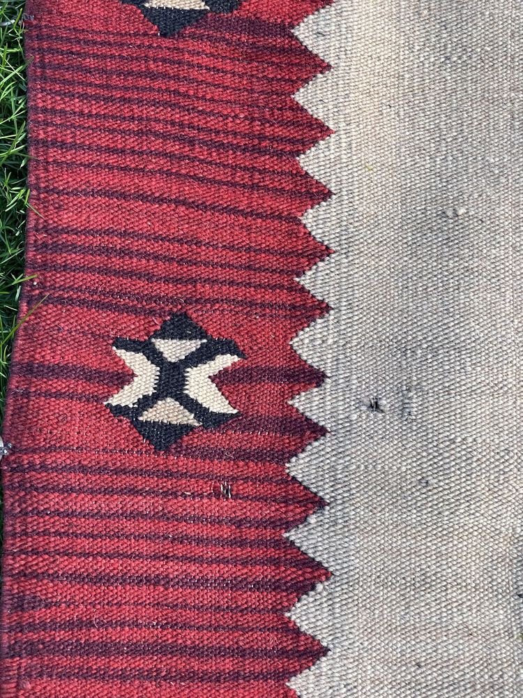 Art Deco Stary z Kresów Kilim