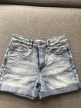 jeansowe spodenki H&M z wysokim stanem