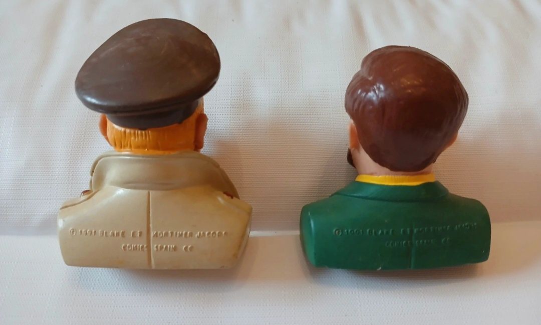 Blake e Mortimer 2 figuras raras bustos