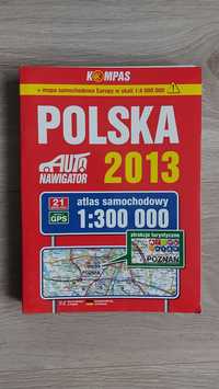Atlas samochodowy Polska 2013