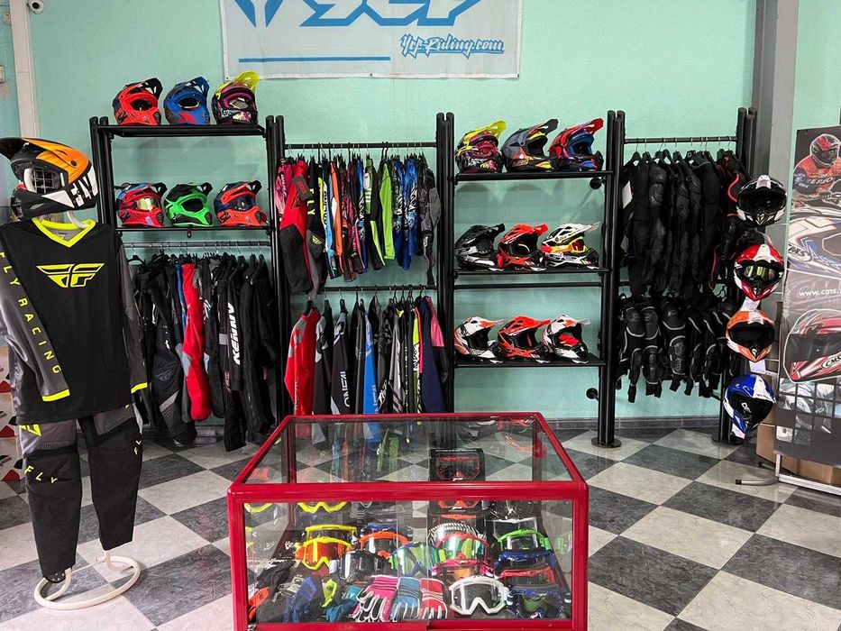 Luvas / óculos cross enduro peitoral integral criança Novo