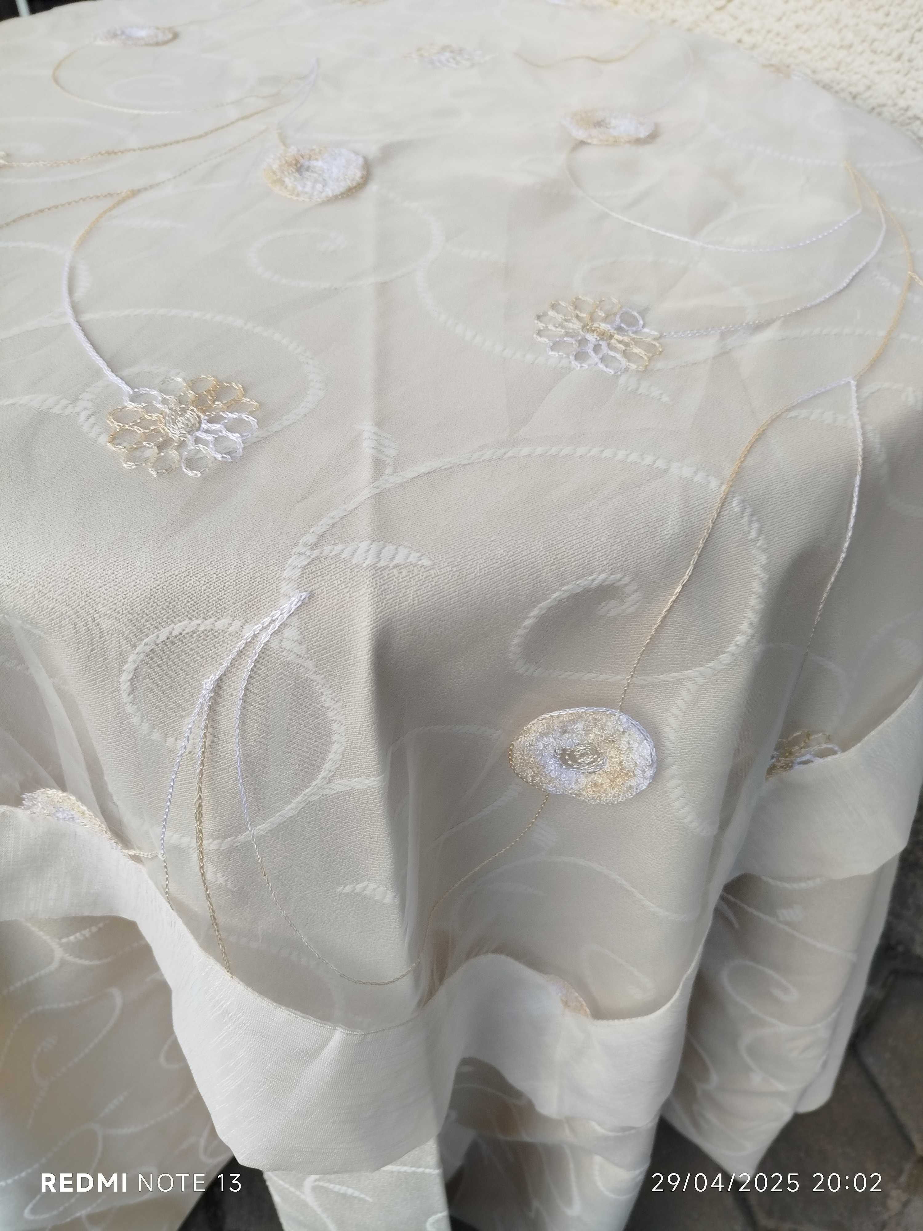 Toalha em organza